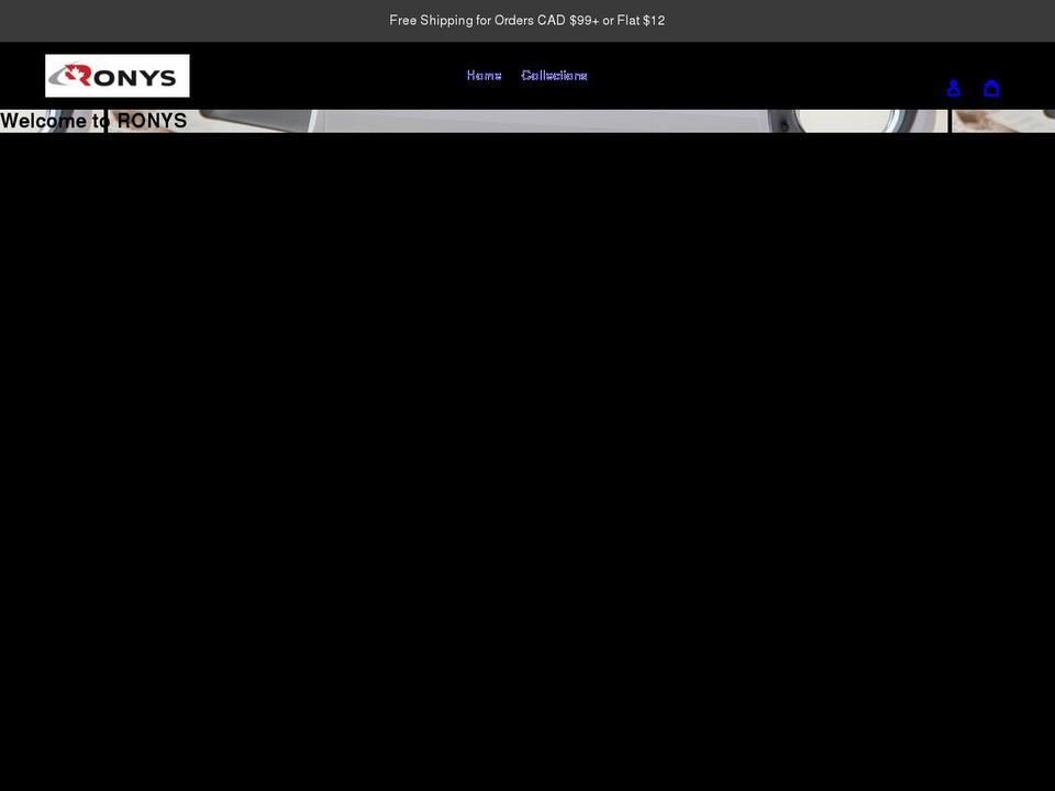 ronystrading.com shopify website screenshot