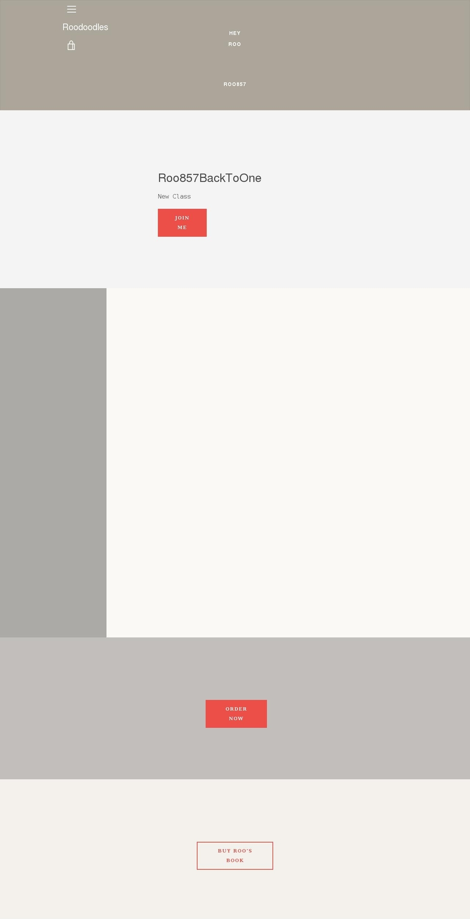 roodoodles.com shopify website screenshot