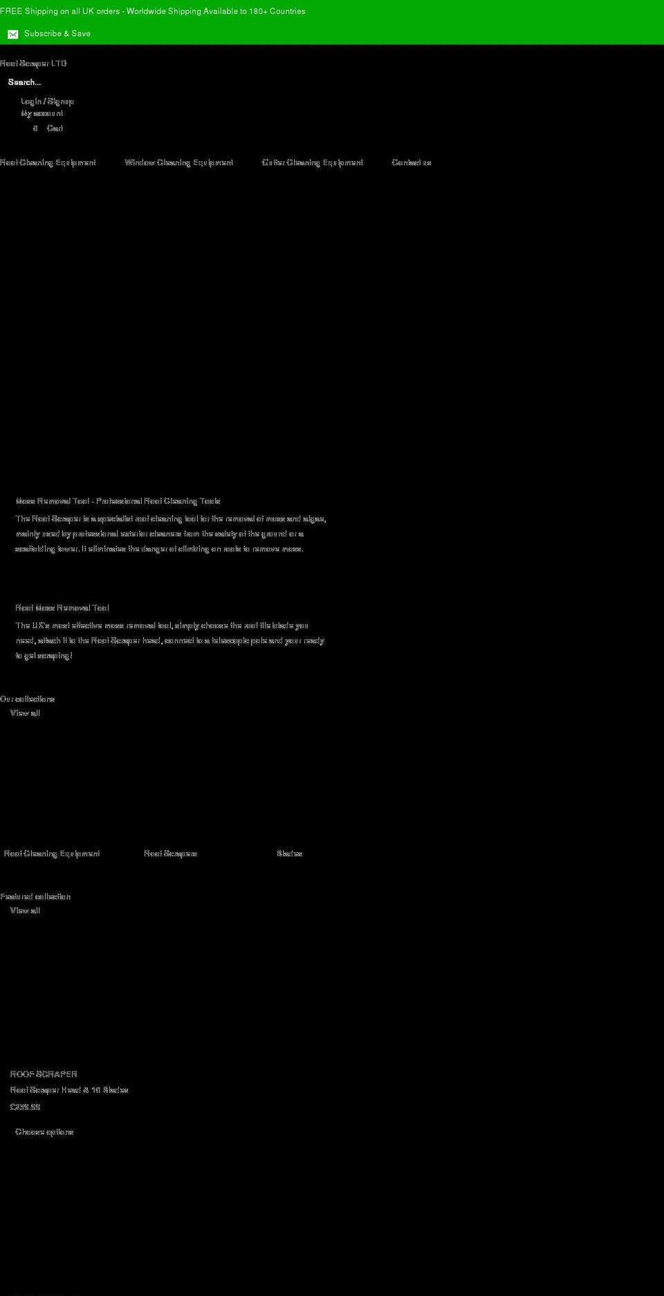 roofscraper.co.uk shopify website screenshot