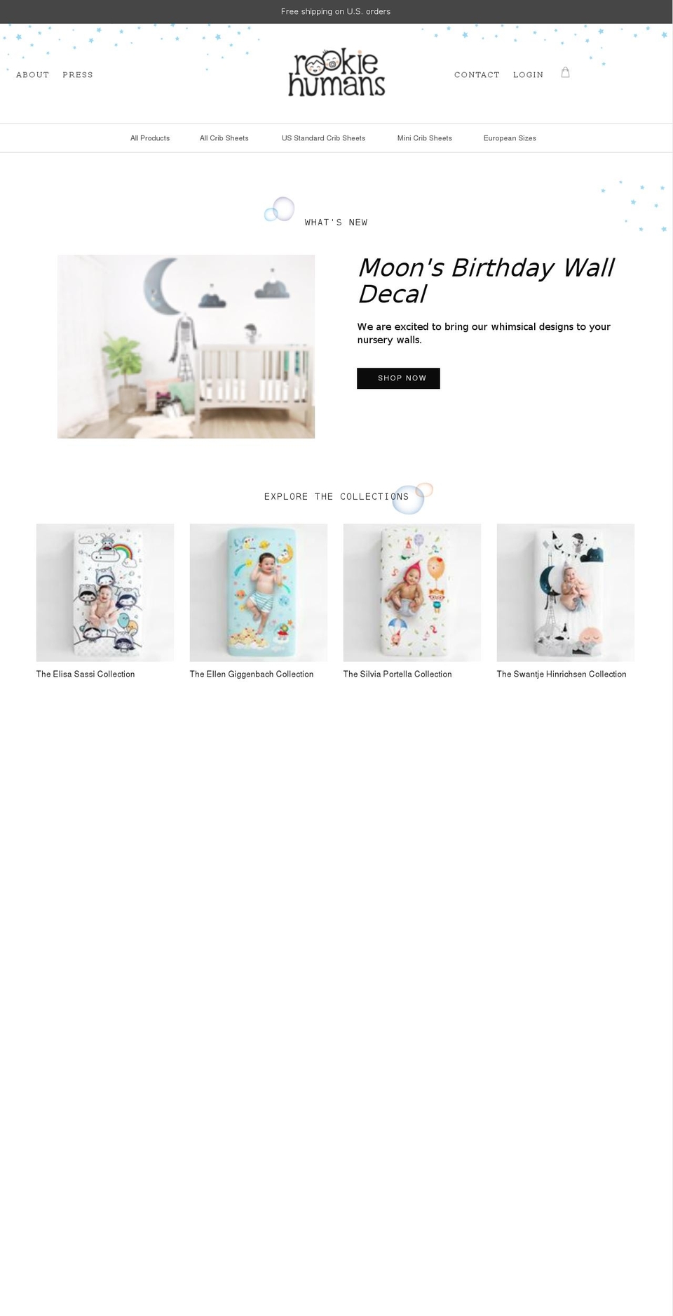 rookiehuman.com — Shopify storefront screenshot