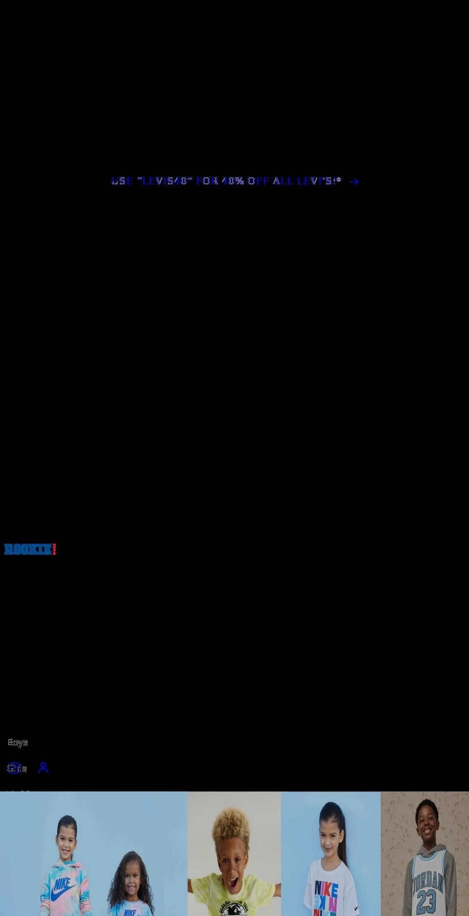 rookieusa.com shopify website screenshot