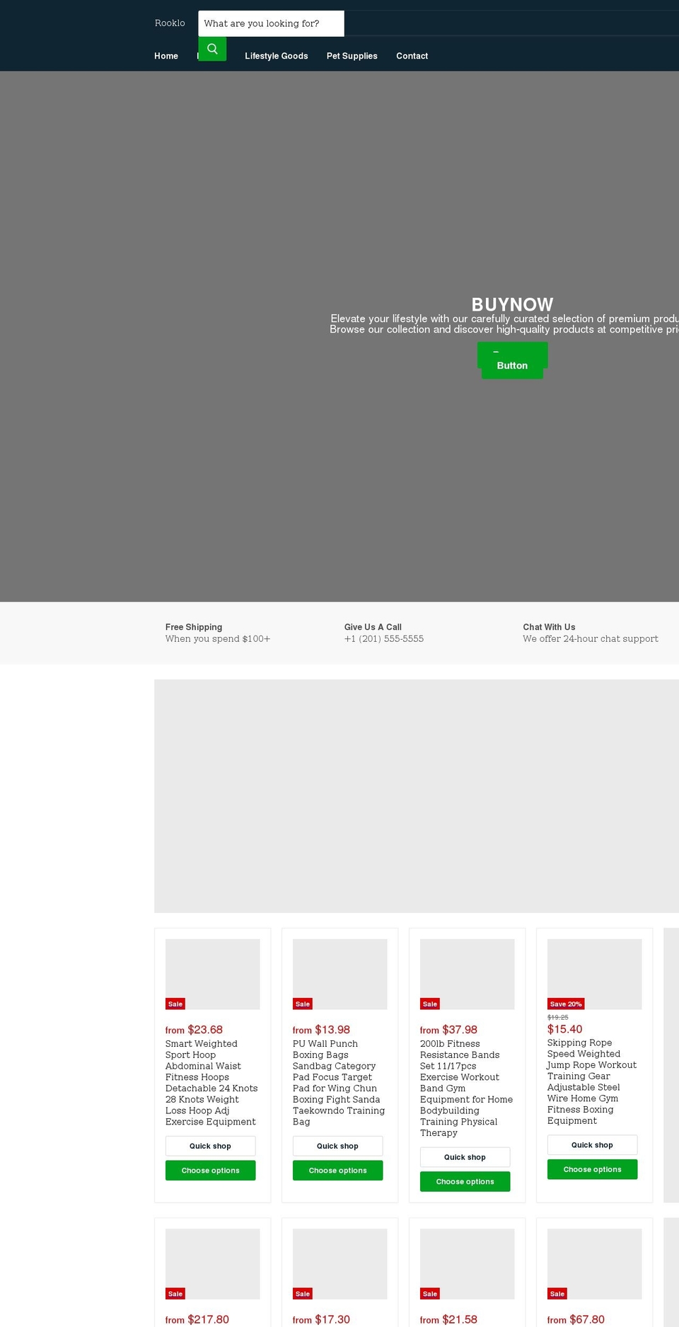 rooklo.com shopify website screenshot