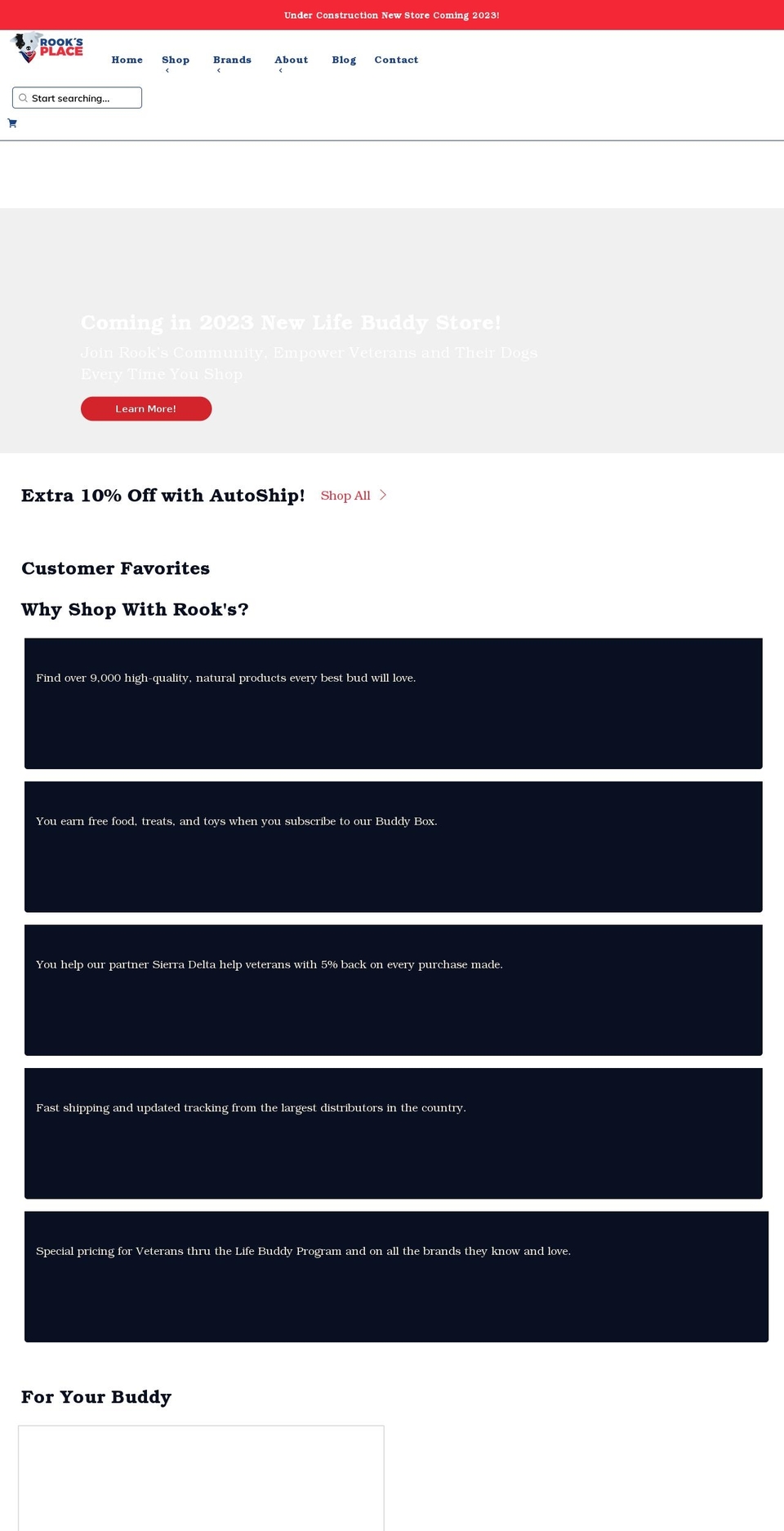 rooksplace.com shopify website screenshot