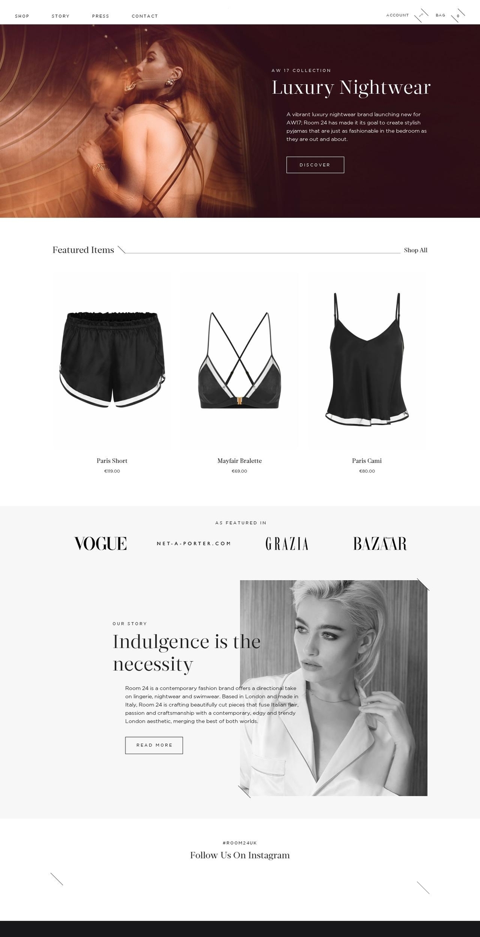 room24.co.uk shopify website screenshot