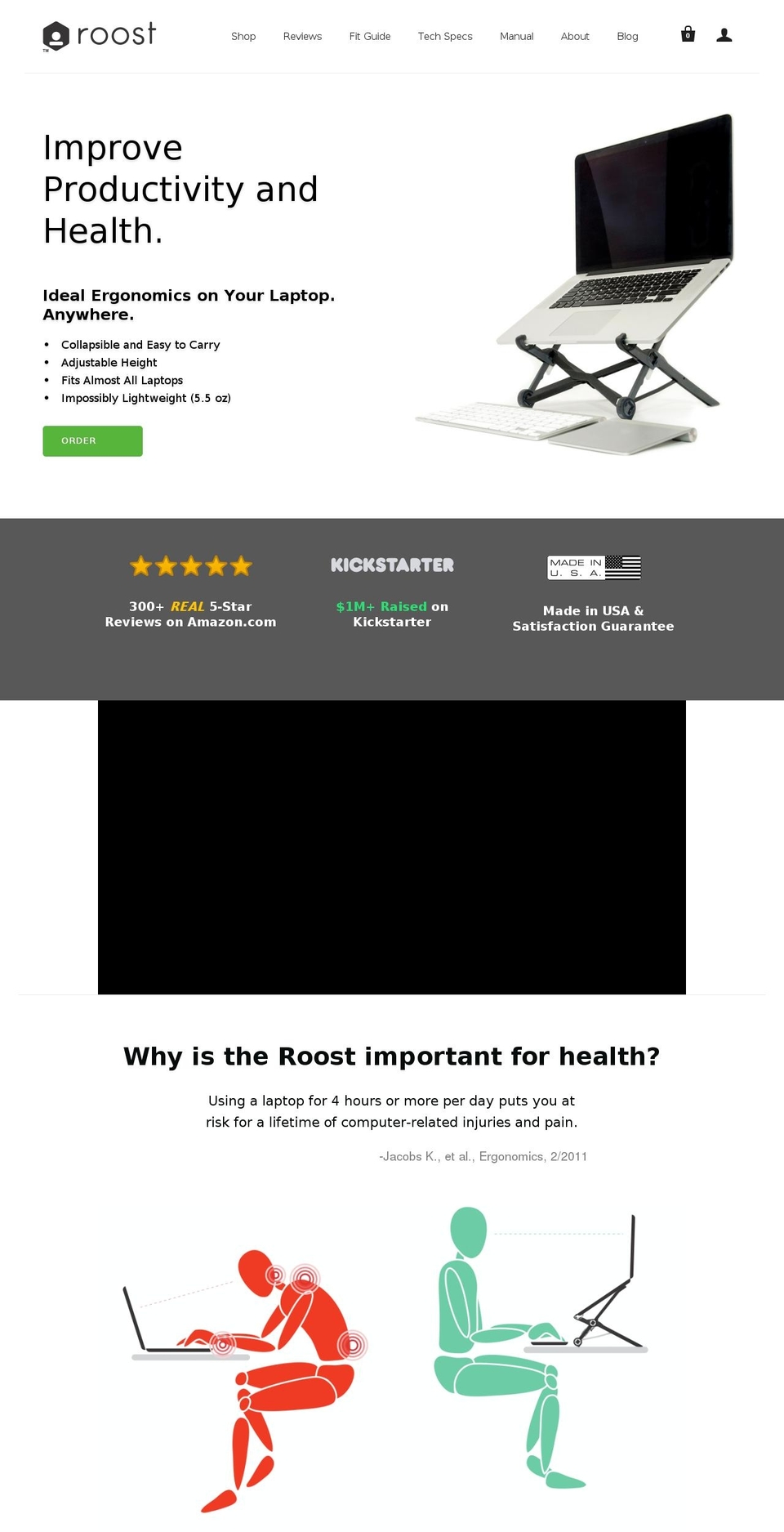 rooststand.com — Shopify storefront screenshot