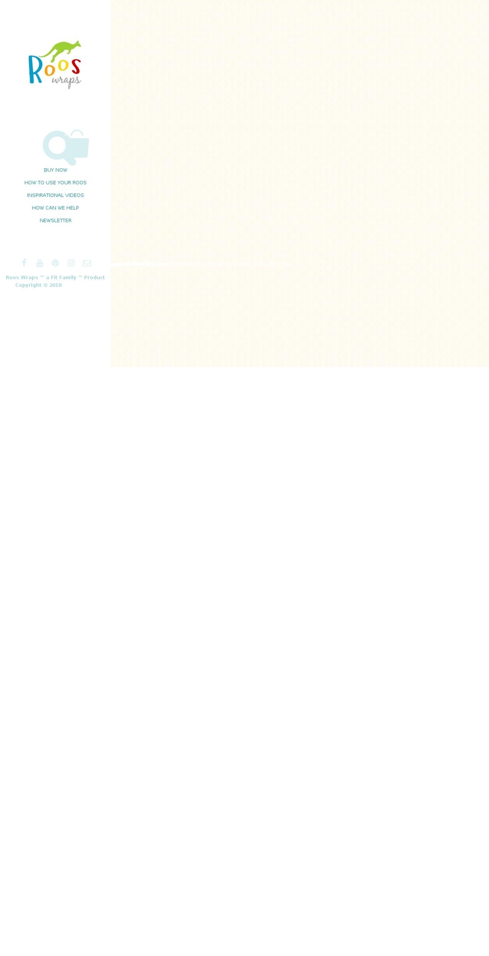 rooswraps.com shopify website screenshot