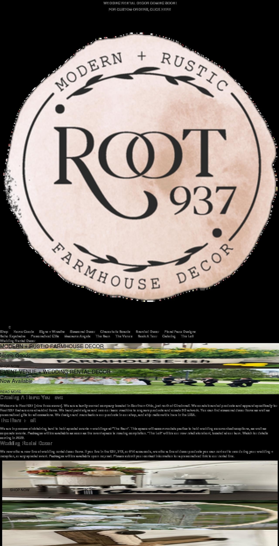 root937.com shopify website screenshot