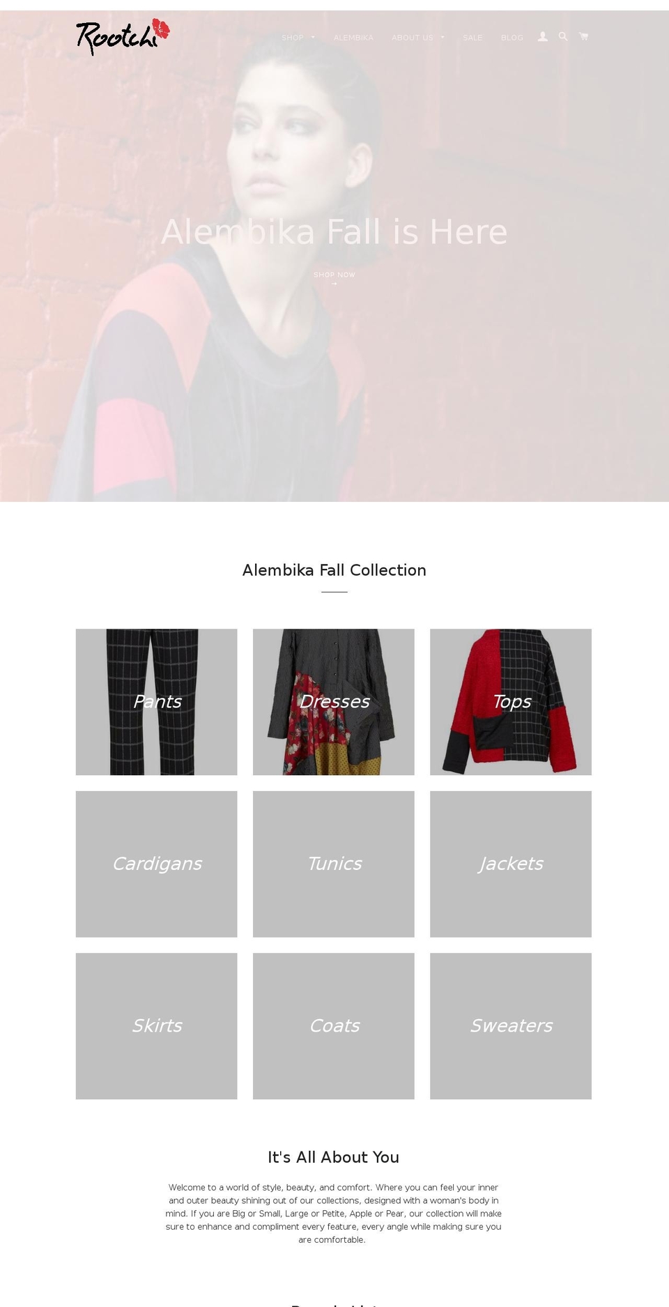 rootchi.com — Shopify storefront screenshot