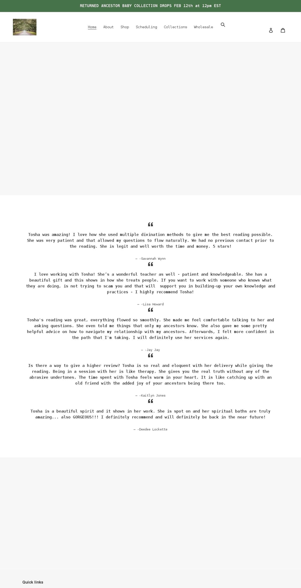 rootedbycgd.com shopify website screenshot