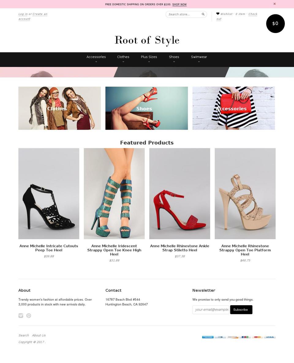 iloveemi-myshopify-com-boutique-template Shopify theme site example rootofstyle.com