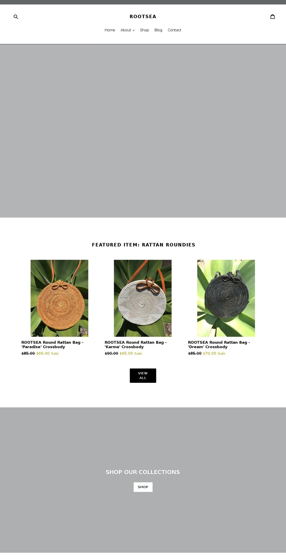 rootsea.com — Shopify storefront screenshot
