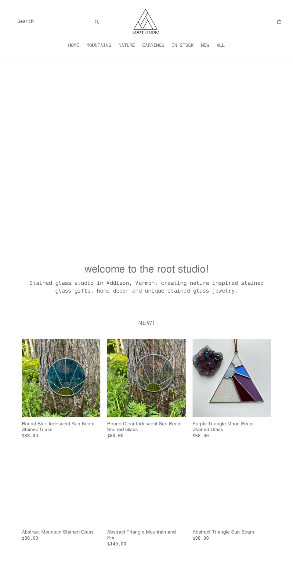 rootstudiovt.com — Shopify storefront screenshot