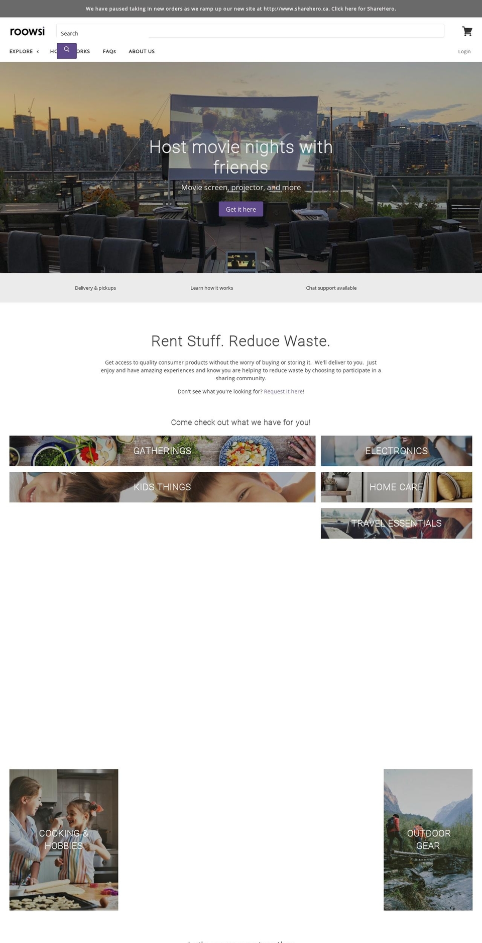 roowsi.com shopify website screenshot