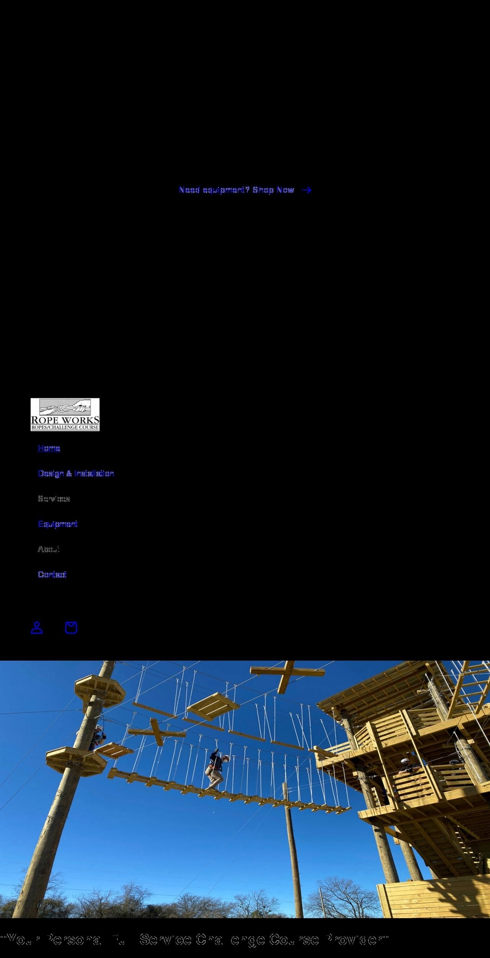 ropeworksinc.com shopify website screenshot