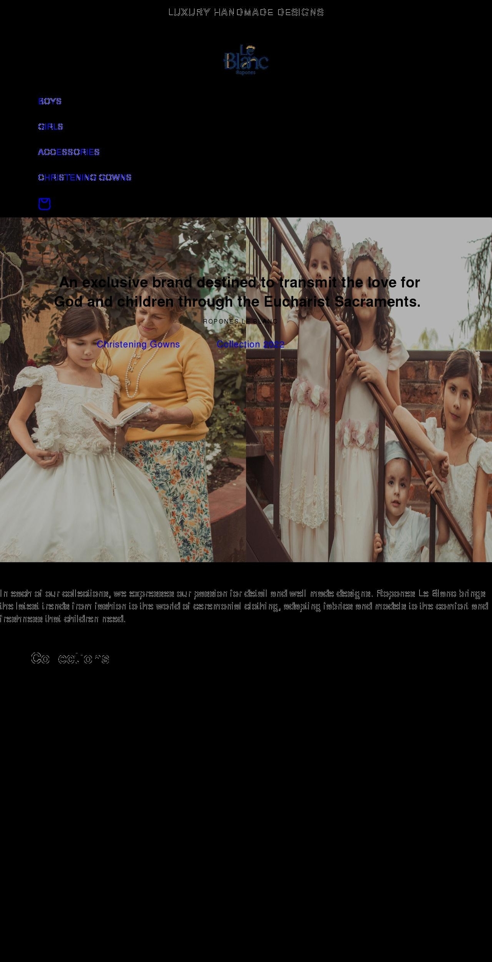 roponesleblanc.com shopify website screenshot