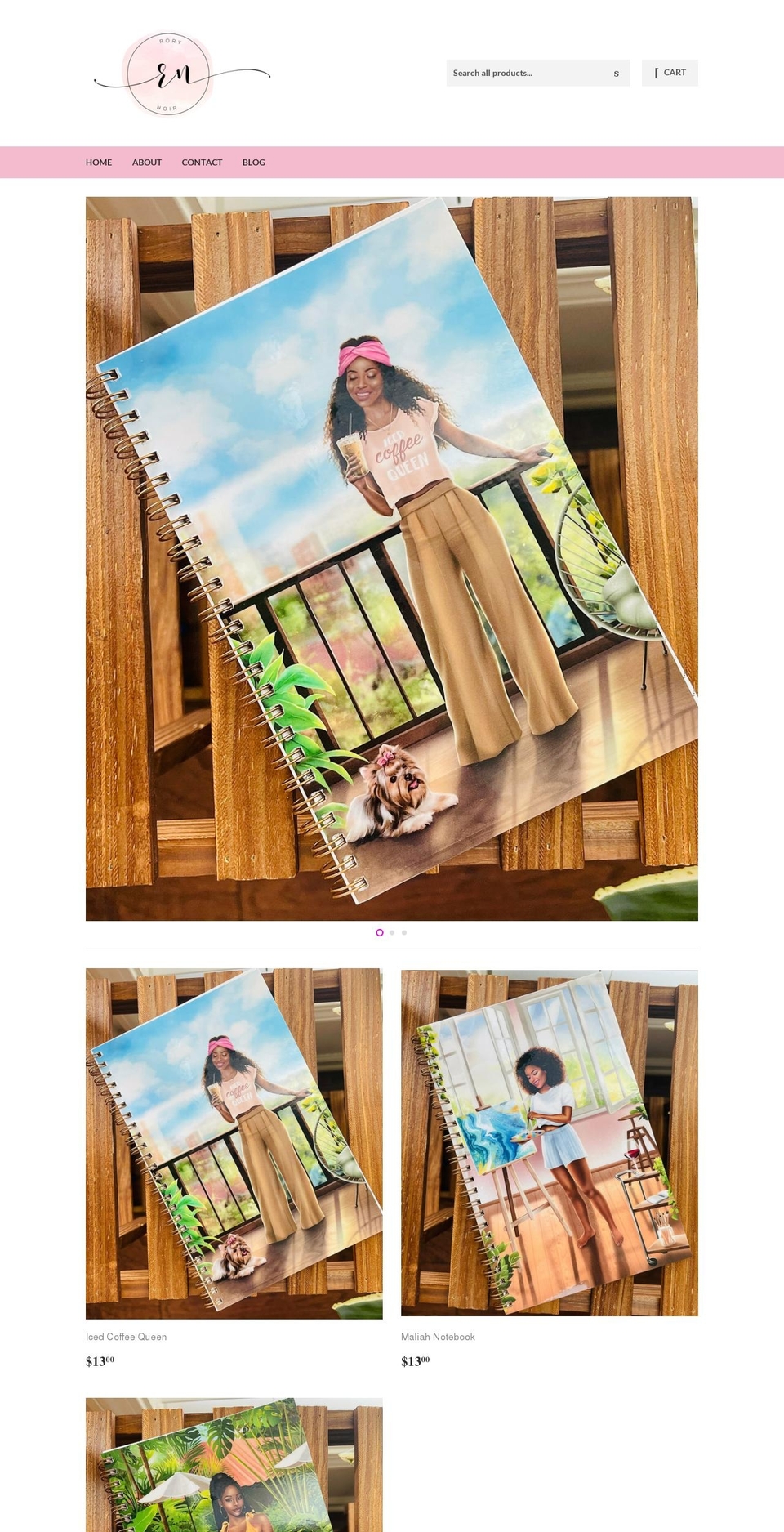 rorynoir.com shopify website screenshot