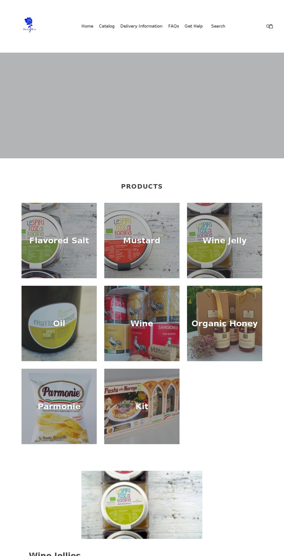 rosablushop.com — Shopify storefront screenshot