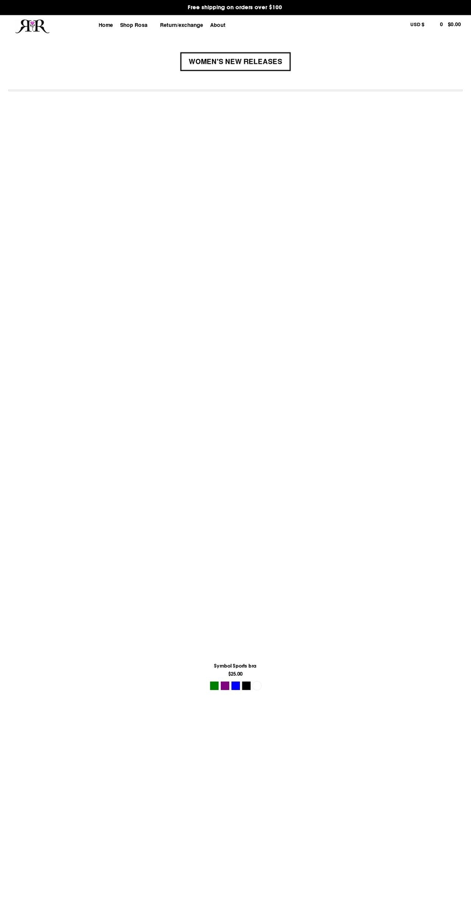 rosadobetter.com shopify website screenshot