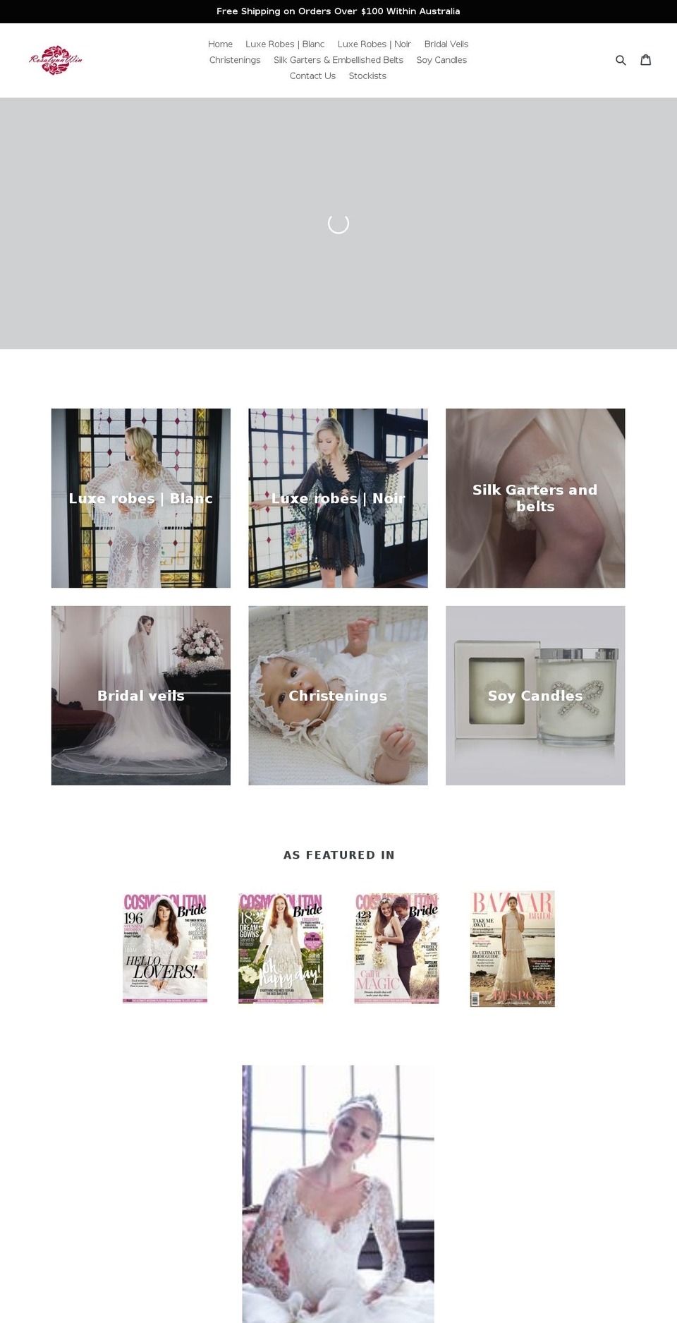 rosalynnwin.com.au shopify website screenshot