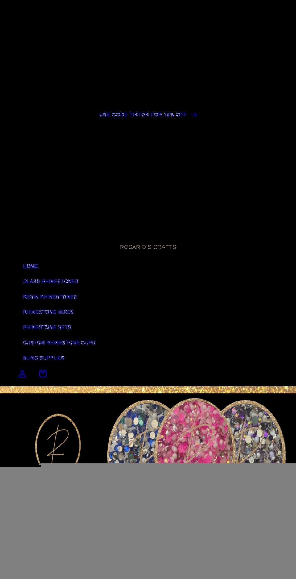 rosarioscrafts.com shopify website screenshot