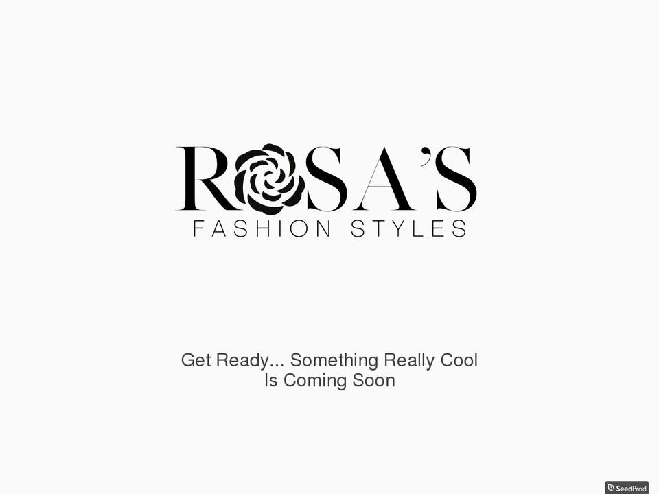 rosastyles.com — Shopify storefront screenshot