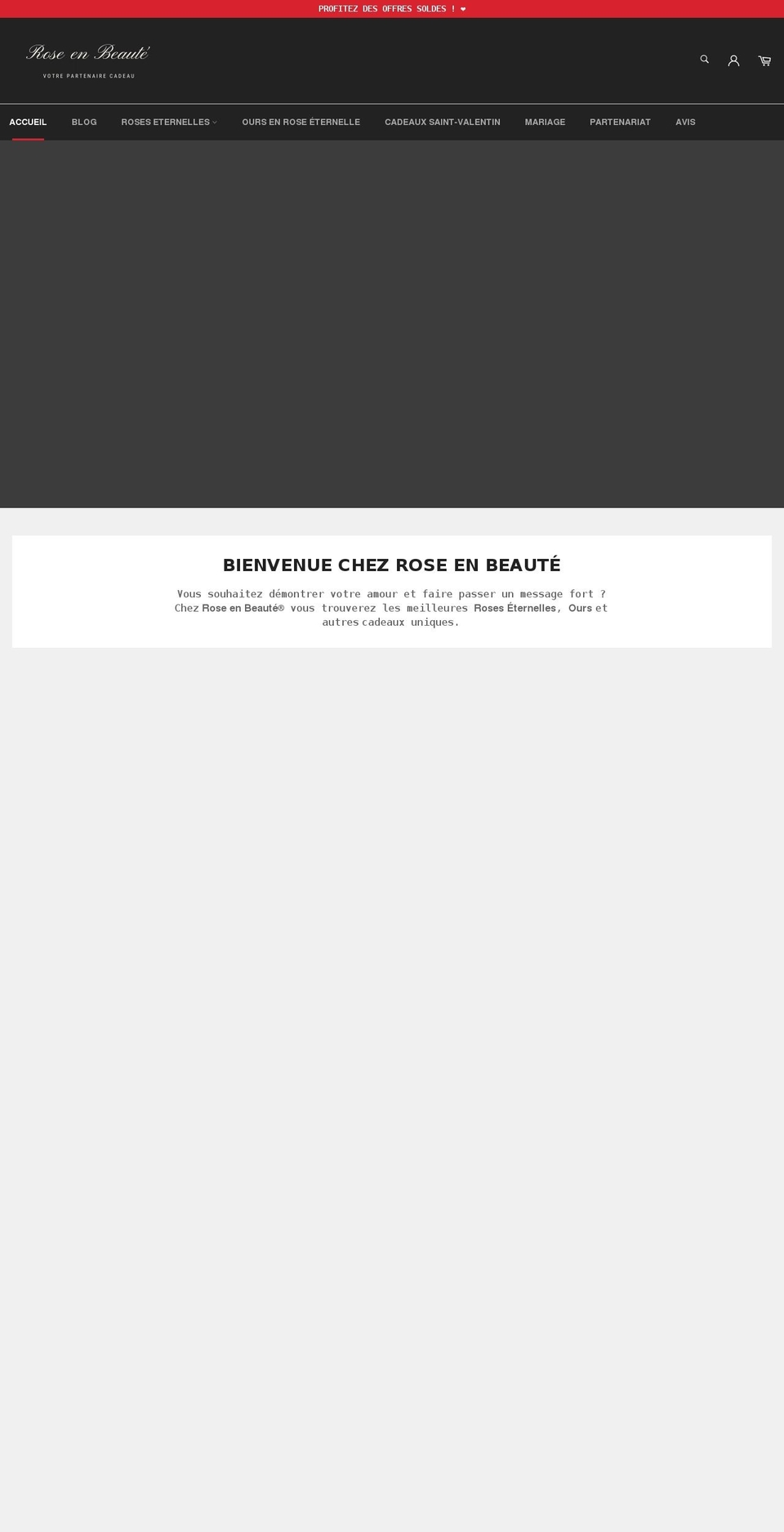 rose-en-beaute.com shopify website screenshot