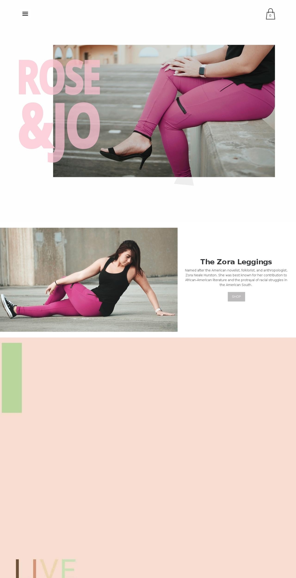 rose-jo.com shopify website screenshot