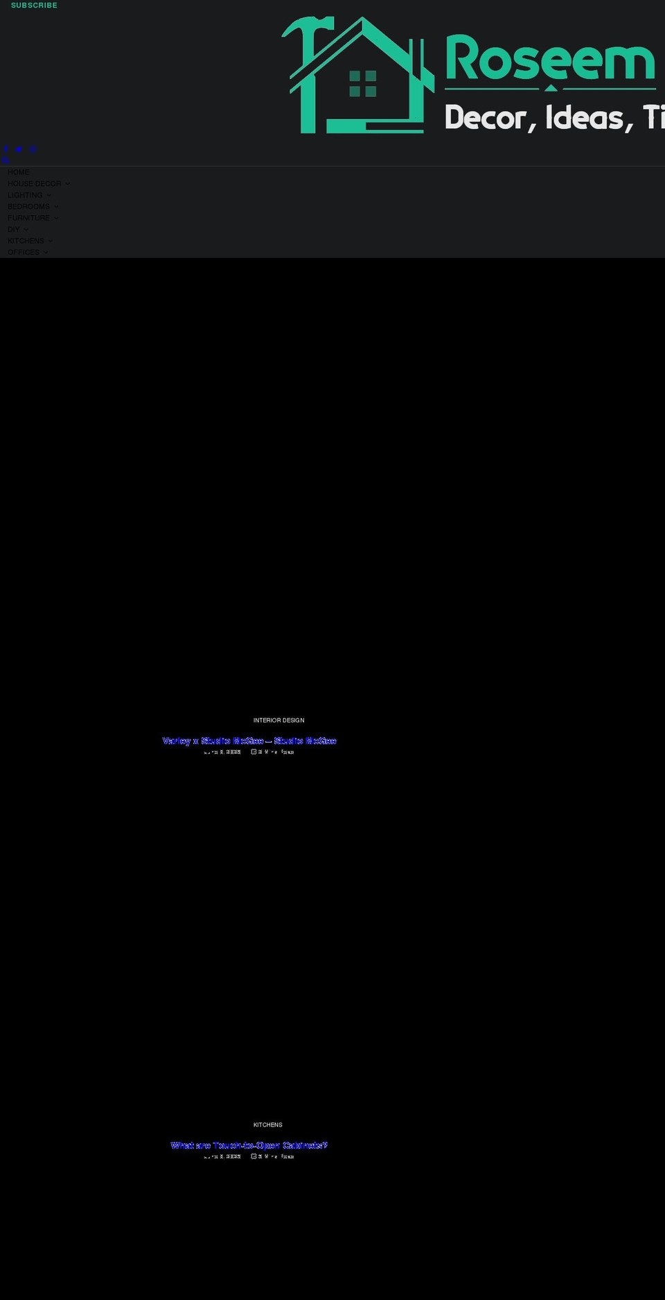 roseem.com shopify website screenshot
