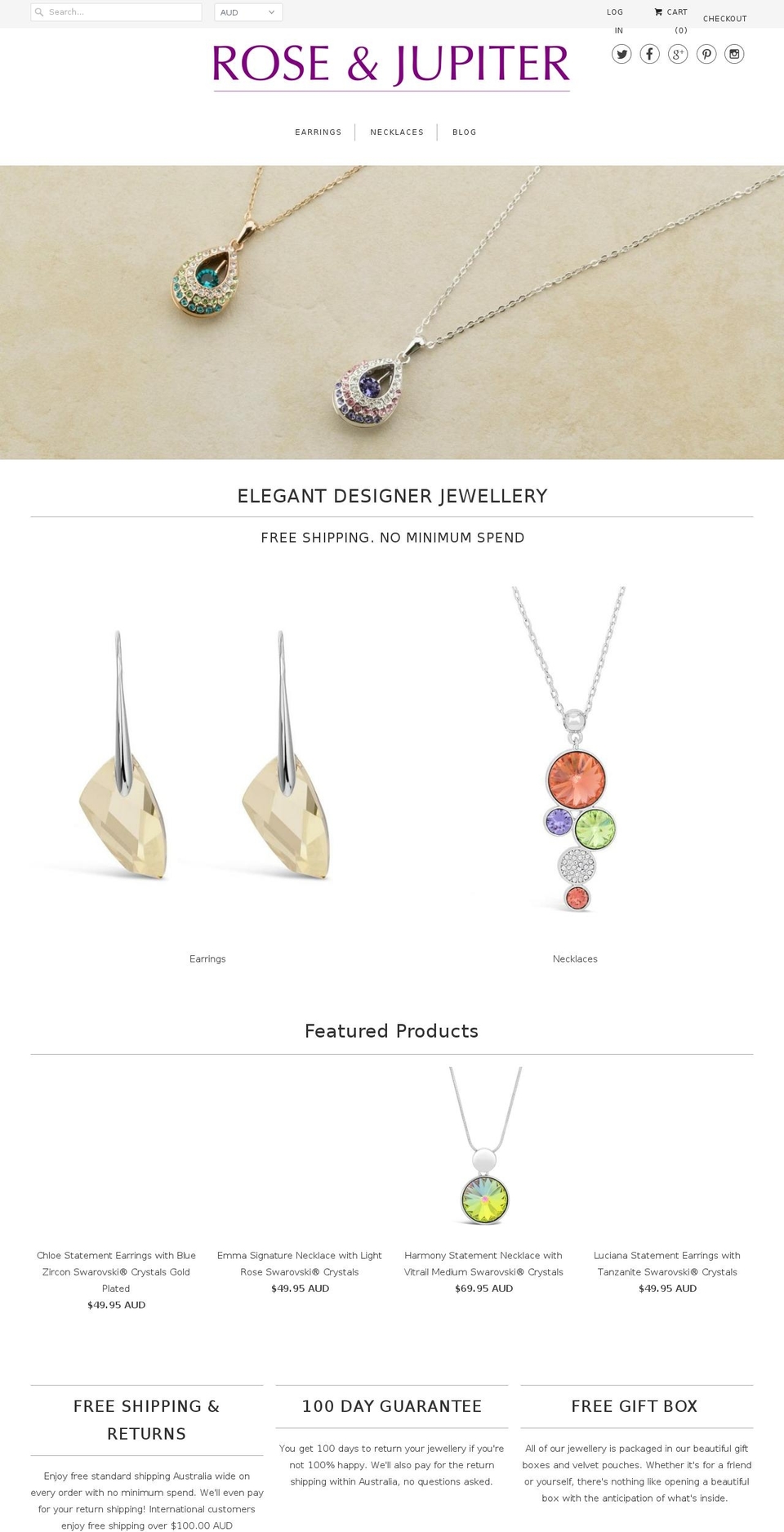 rosejupiter.com shopify website screenshot