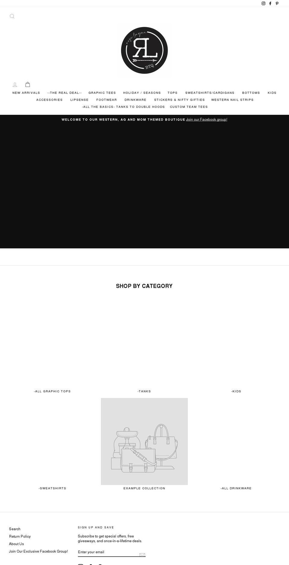 roselayne.com shopify website screenshot