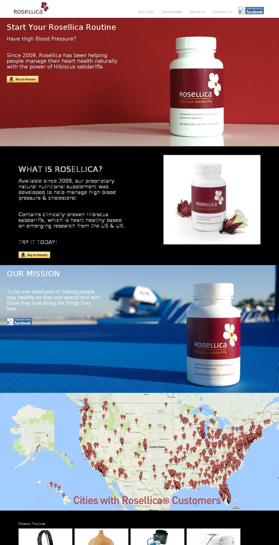 roselica.com shopify website screenshot