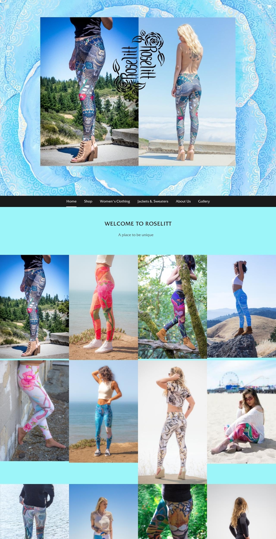 roselitt.com shopify website screenshot