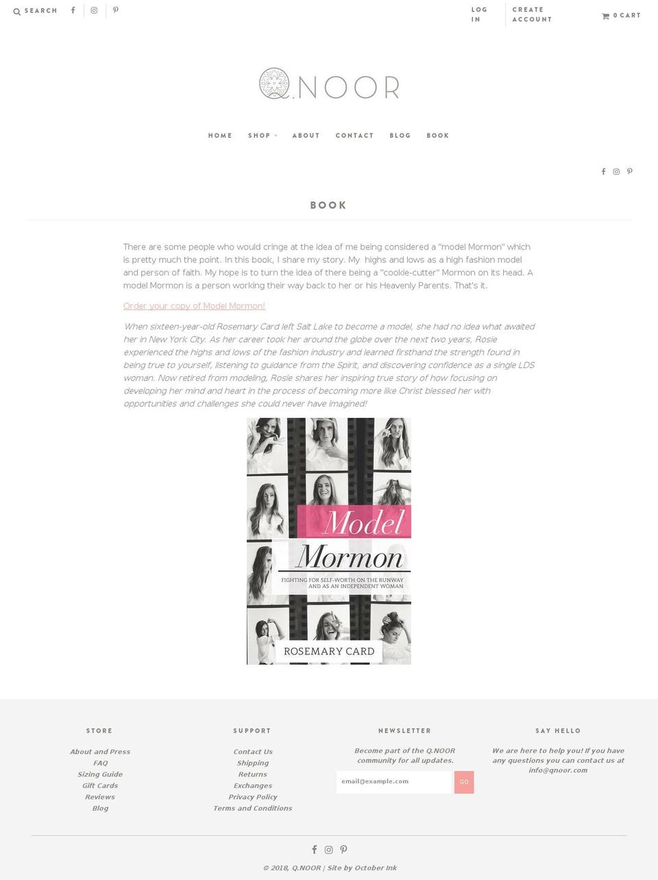 rosemarycard.com shopify website screenshot
