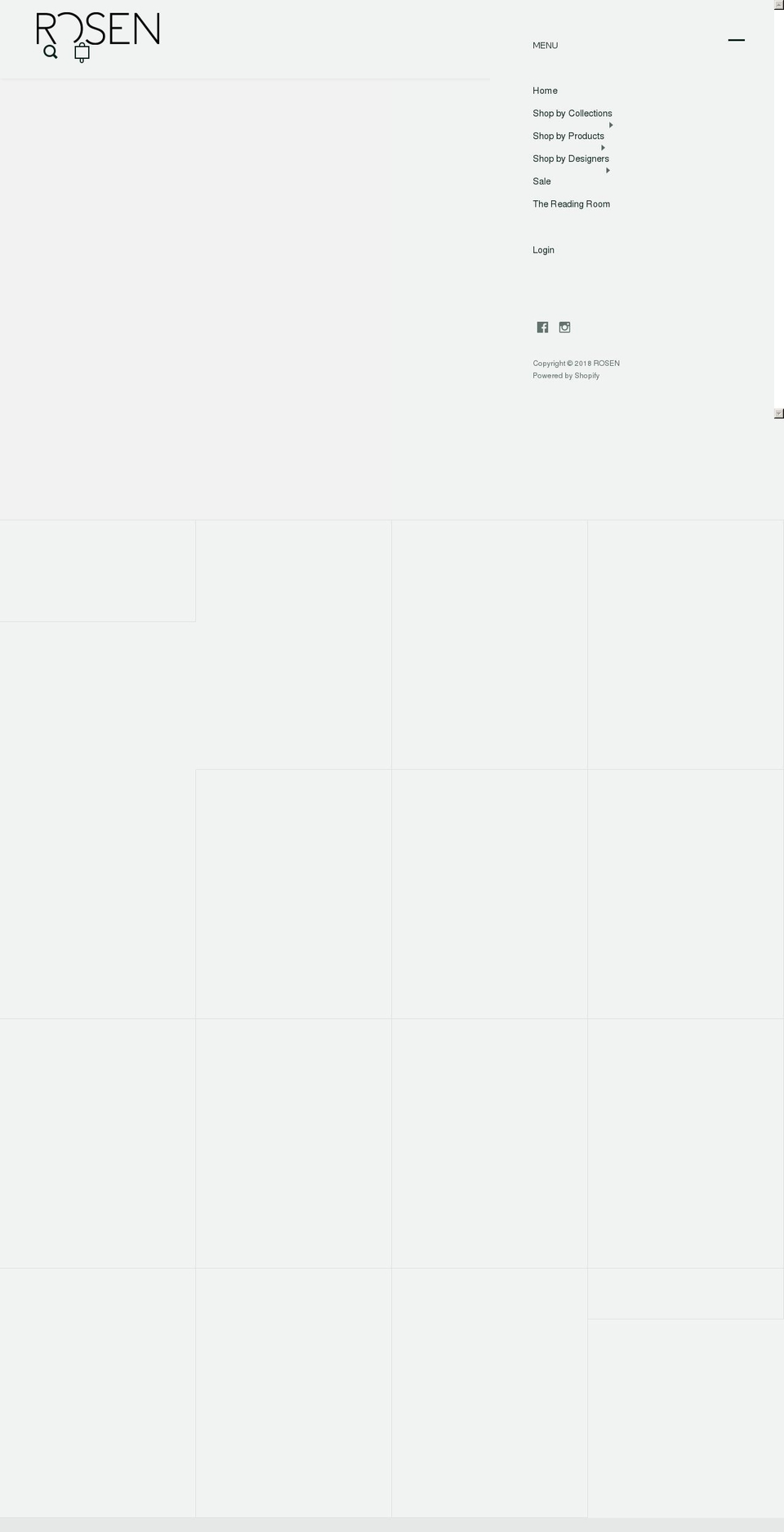 rosen-store.com shopify website screenshot