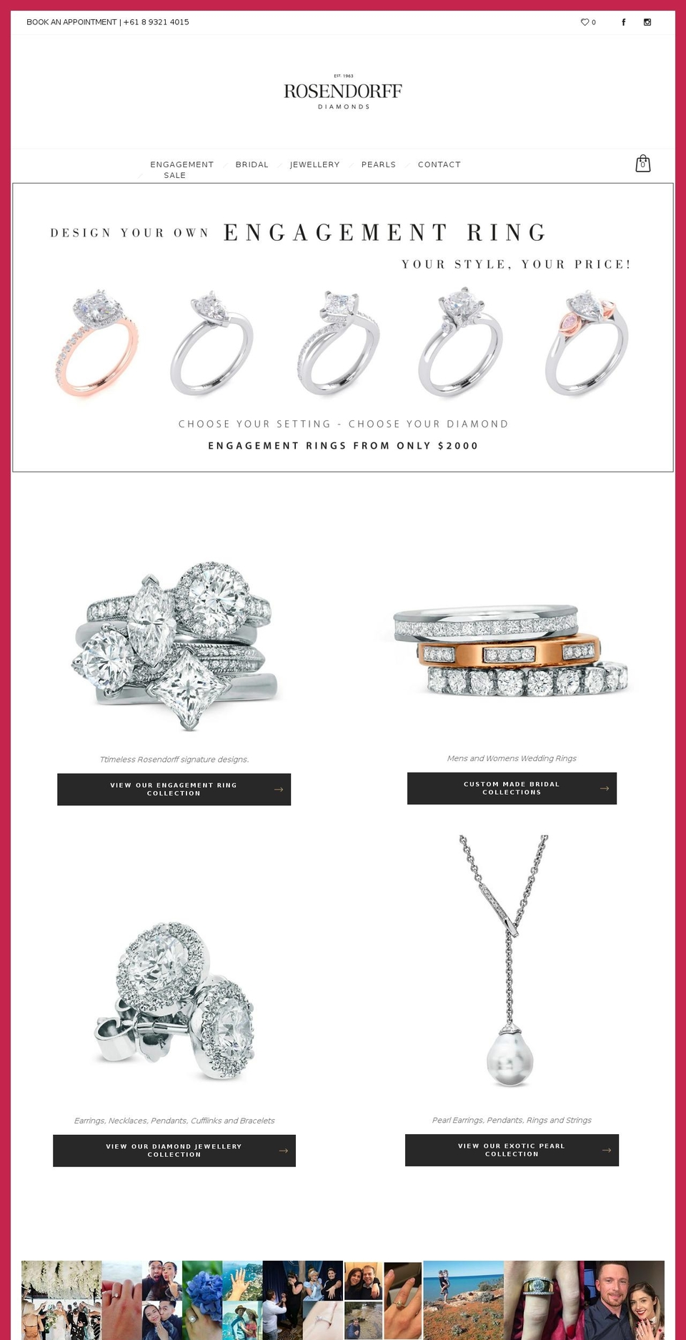 rosendorffs.com — Shopify storefront screenshot