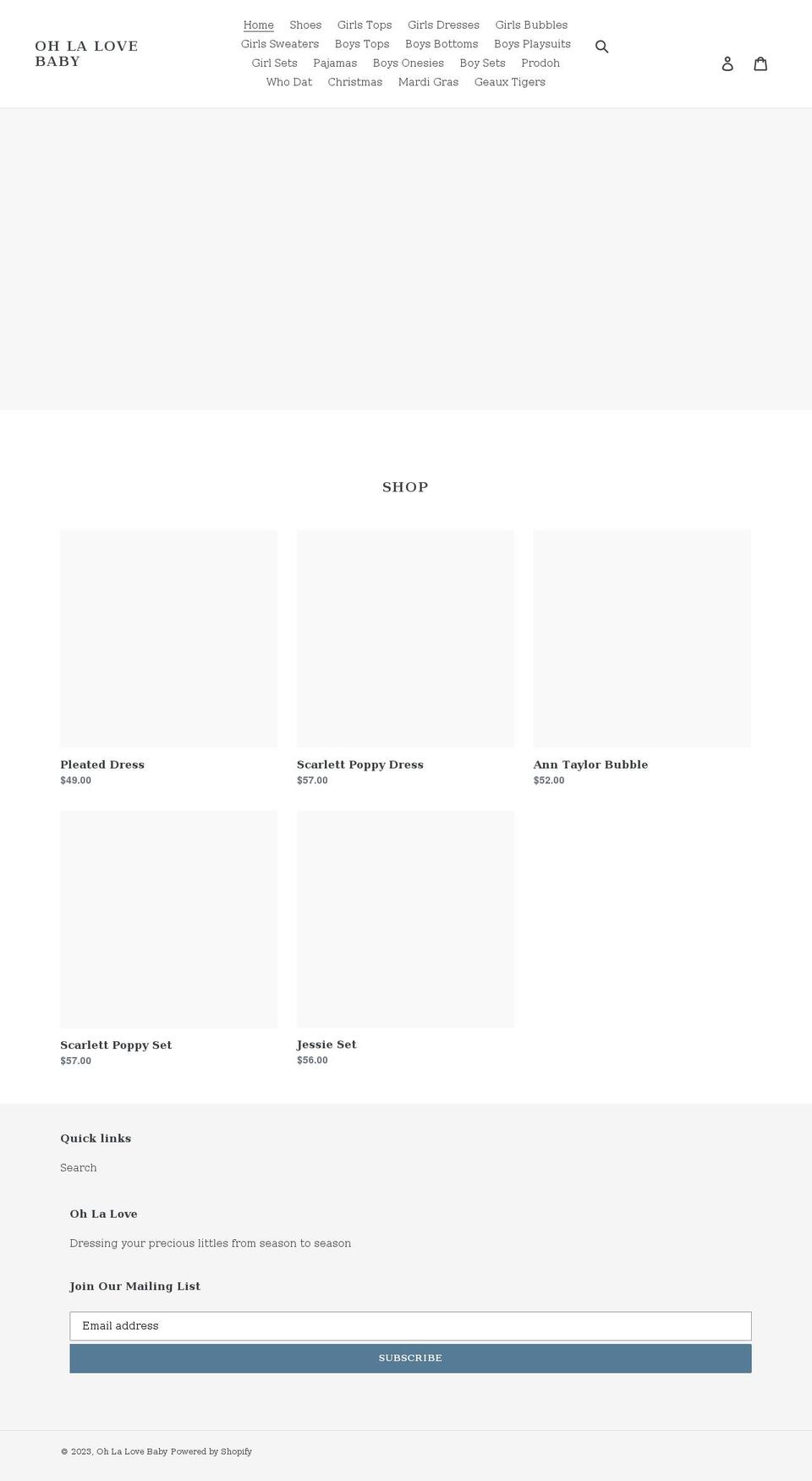 rosepaperstudio.com shopify website screenshot