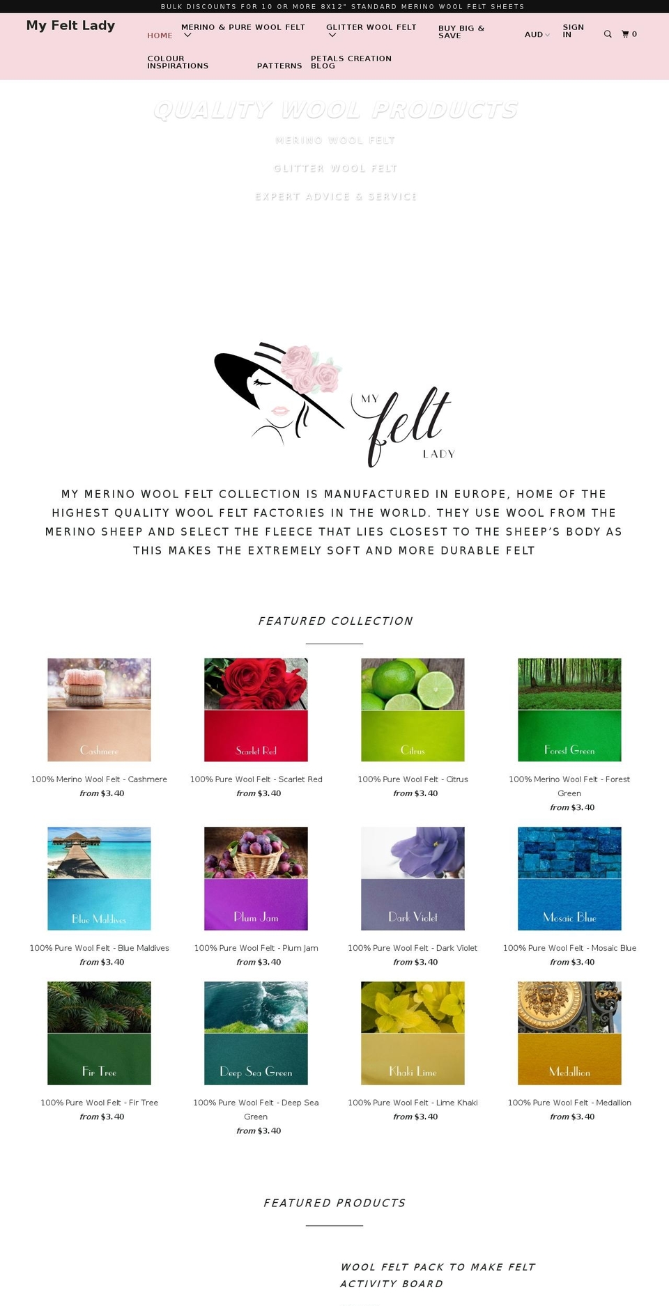 rosepetalcollections.com — Shopify storefront screenshot