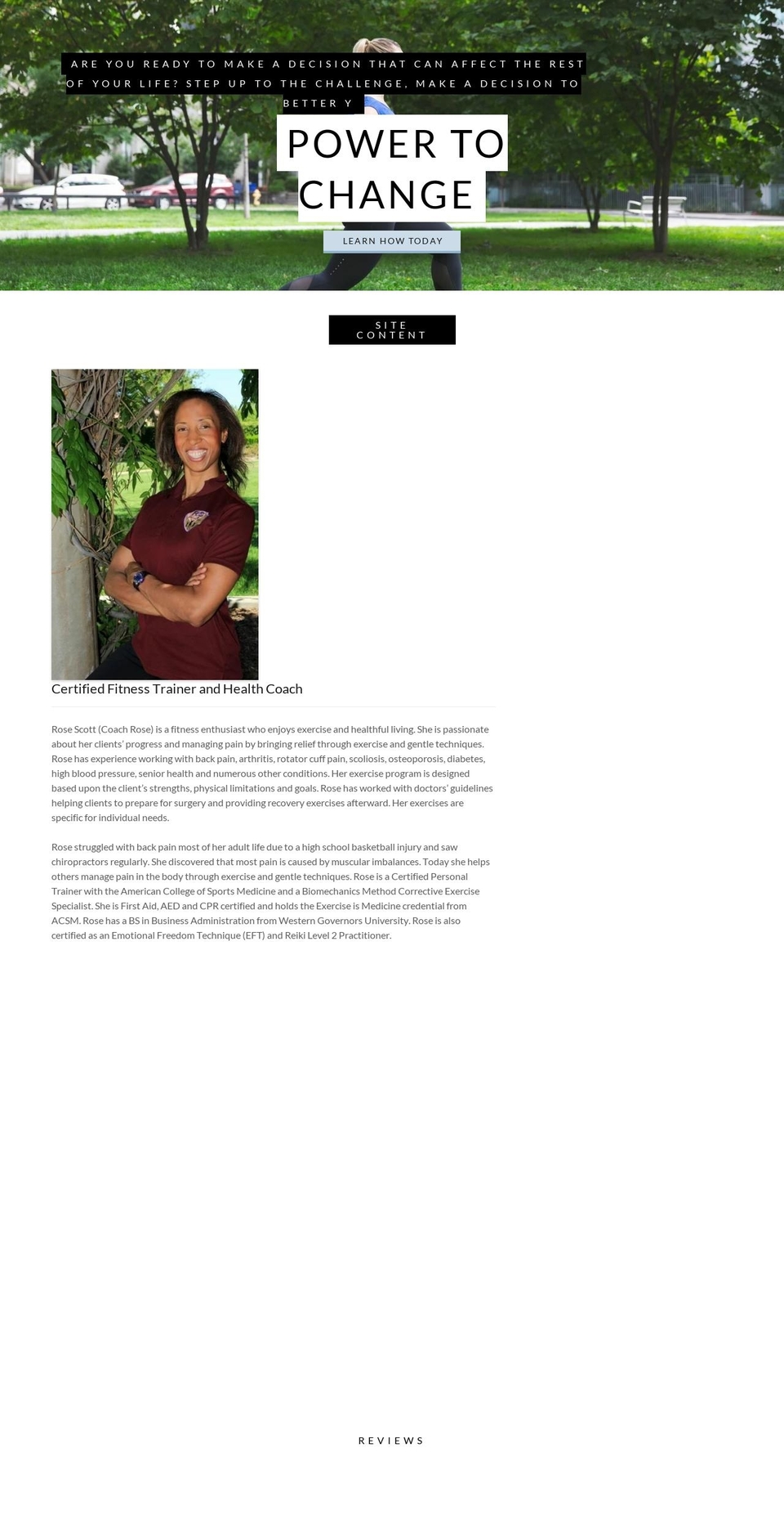 rosescottforlife.com — Shopify storefront screenshot