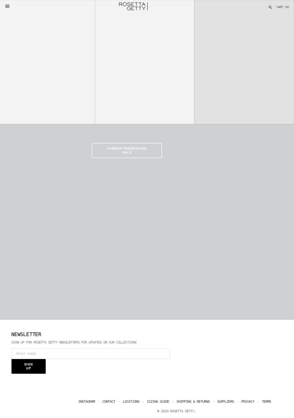 rosetta-getty-2.myshopify.com shopify website screenshot