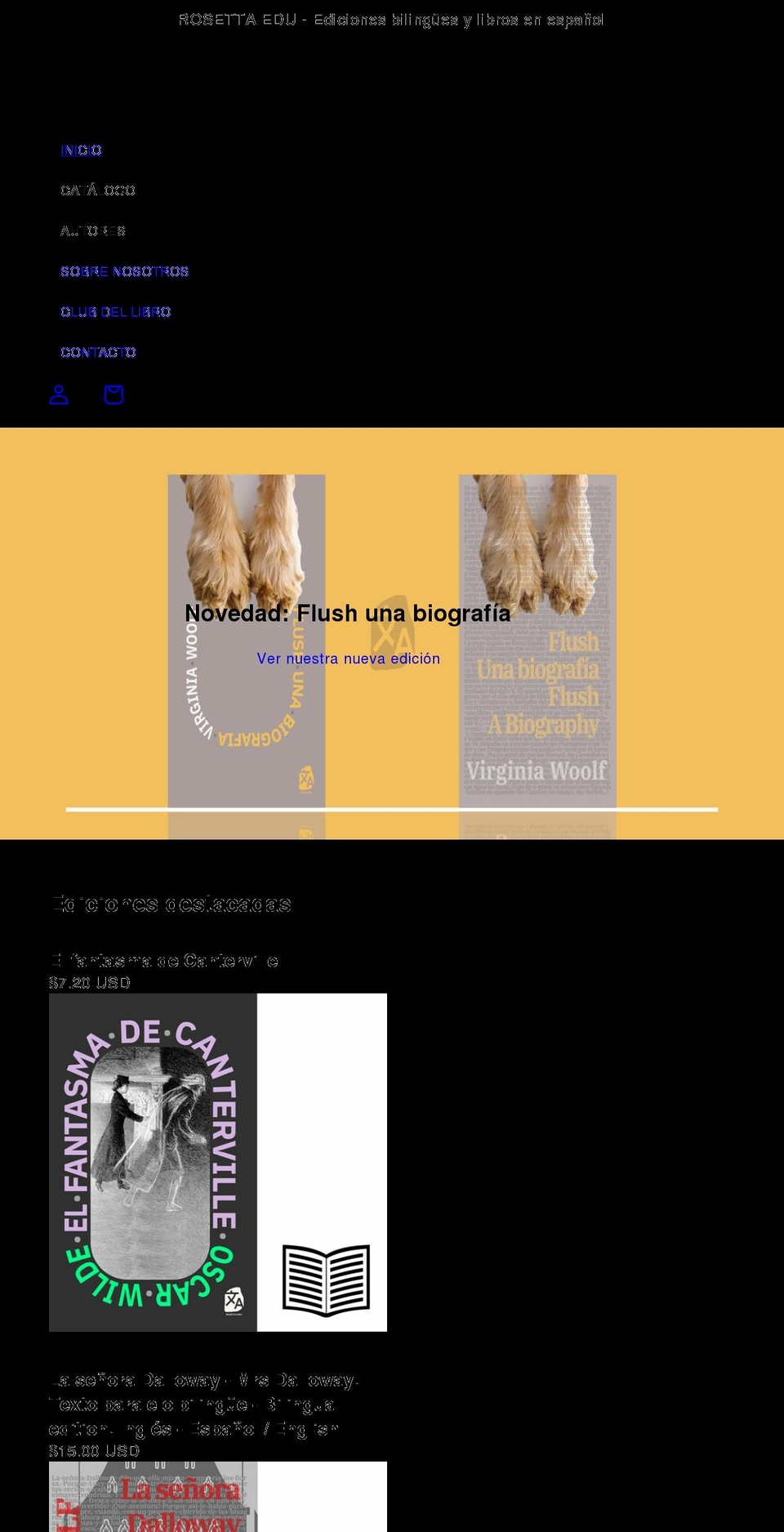 rosettaedu.com shopify website screenshot