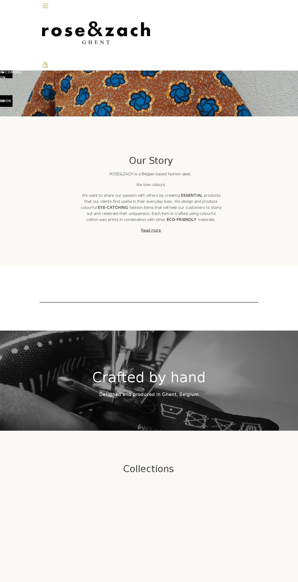 rosezach.com — Shopify storefront screenshot