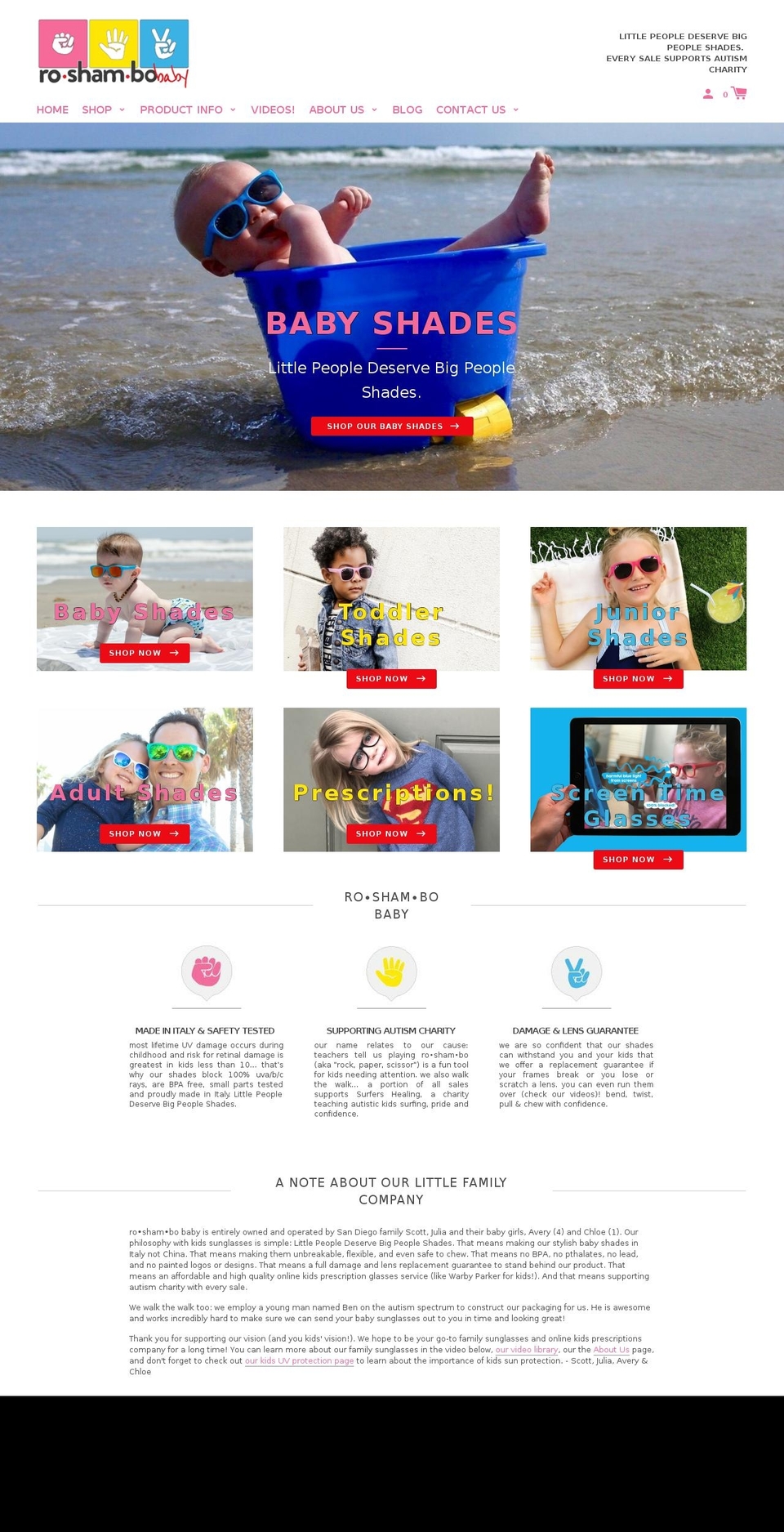 roshambojunior.com — Shopify storefront screenshot