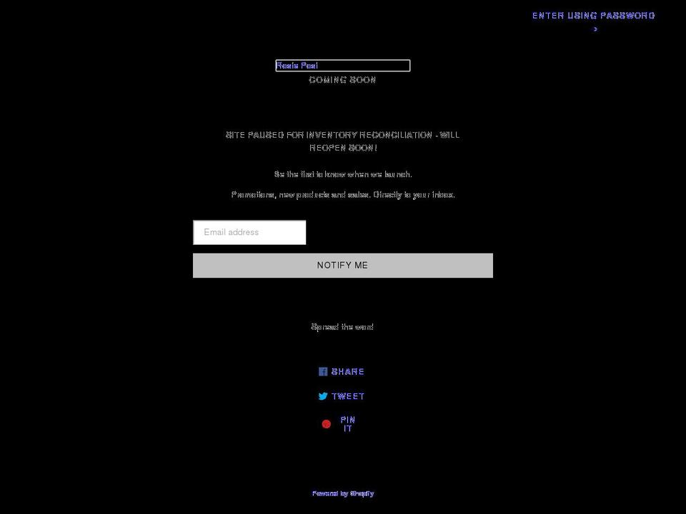 rosieposi.com shopify website screenshot