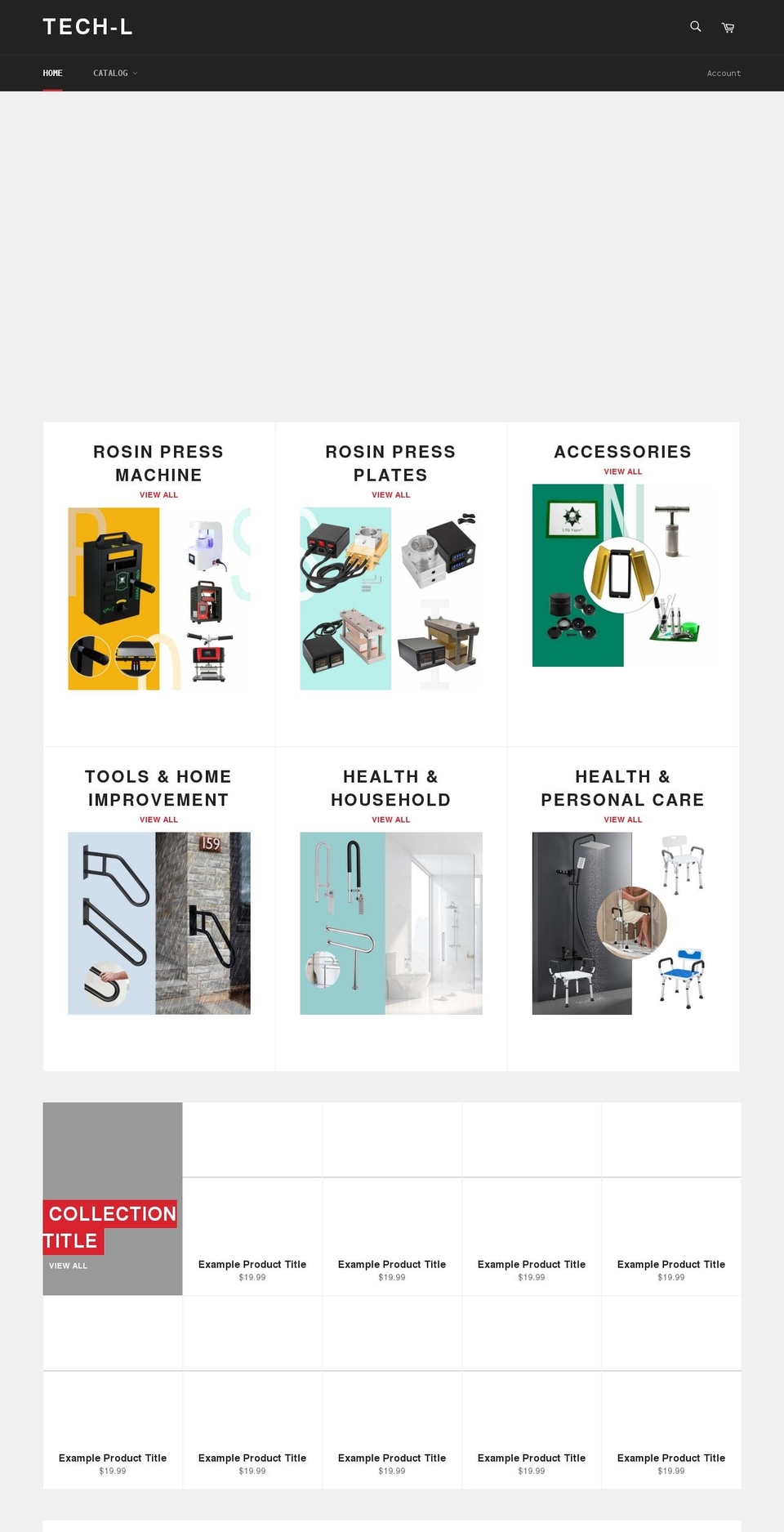 rosintech-l.com shopify website screenshot