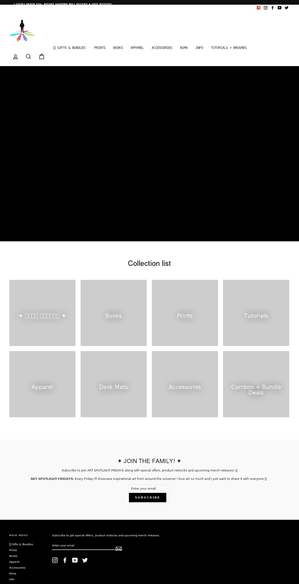 rossdraws.com shopify website screenshot