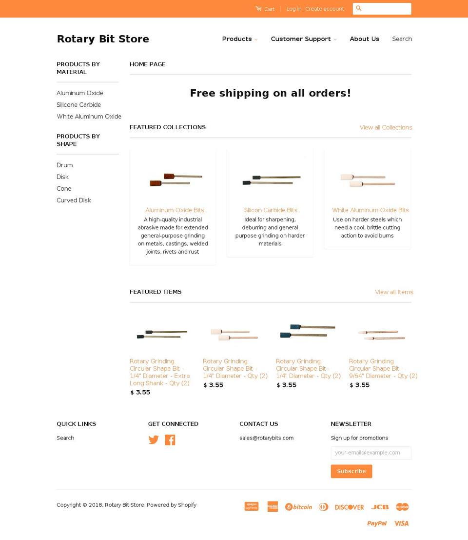 rotarybits.com — Shopify storefront screenshot