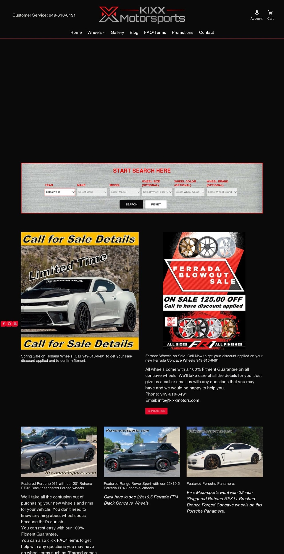 kixx motorsports Shopify theme site example rotaryforgedwheel.com