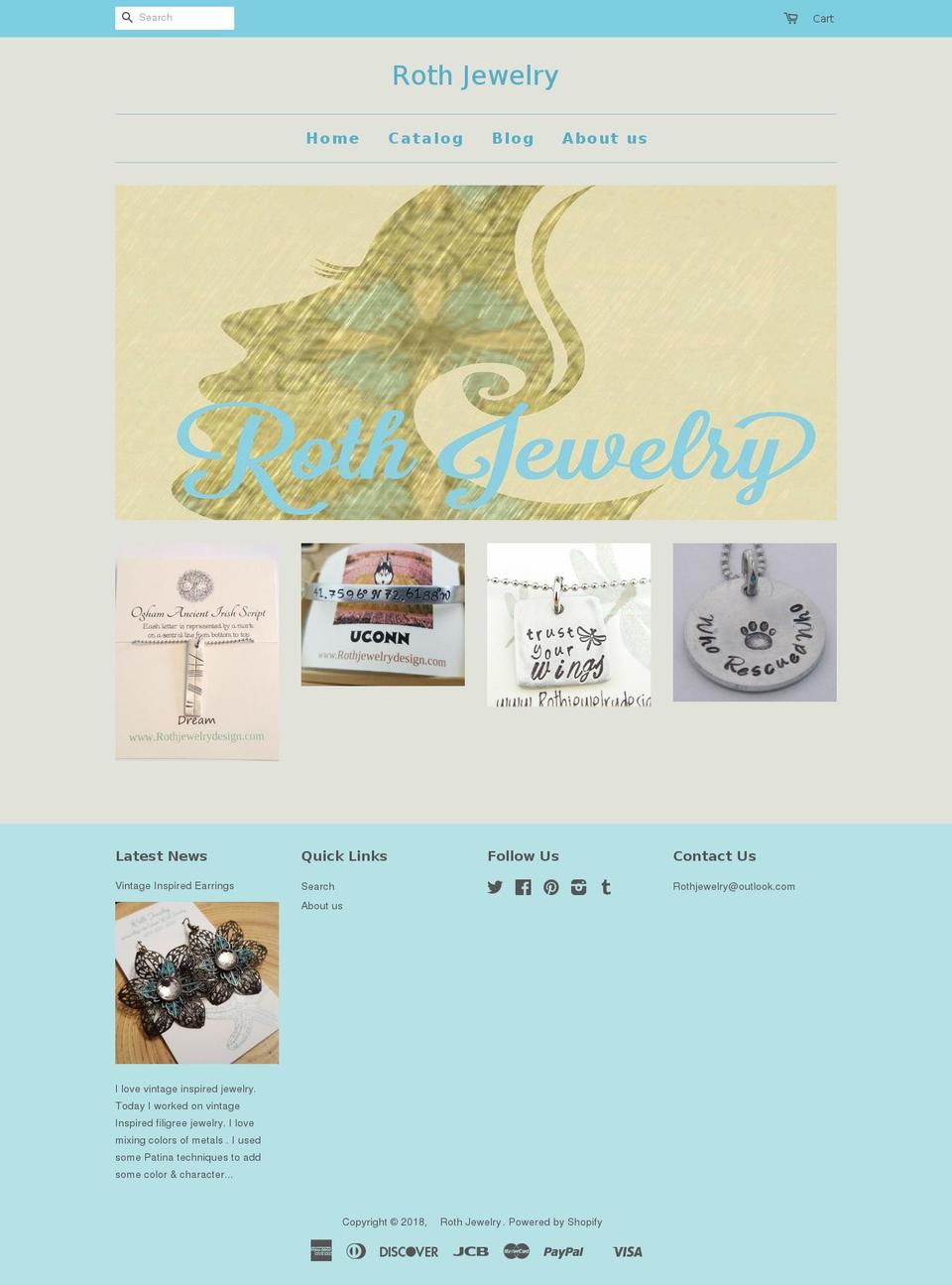 rothjewelrydesign.com — Shopify storefront screenshot