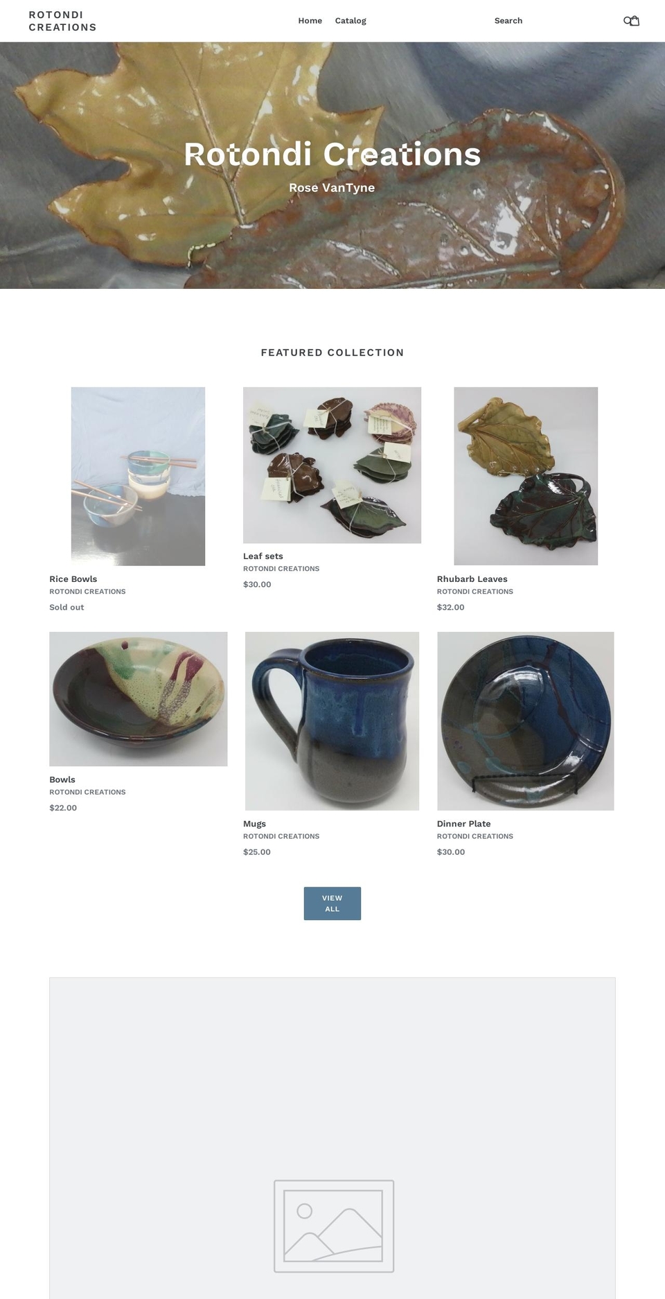 rotondi-creations.myshopify.com shopify website screenshot
