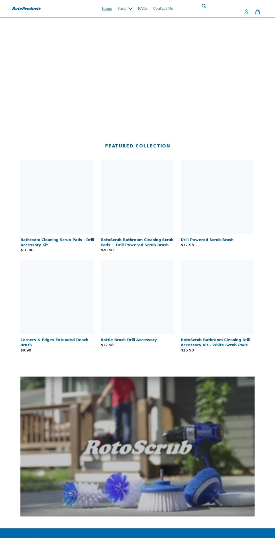 rotoproducts.com shopify website screenshot